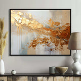 Golden Gleam II - Abstract Canvas Wall Art