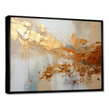 Golden Gleam II - Abstract Canvas Wall Art