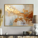 Golden Gleam II - Abstract Canvas Wall Art