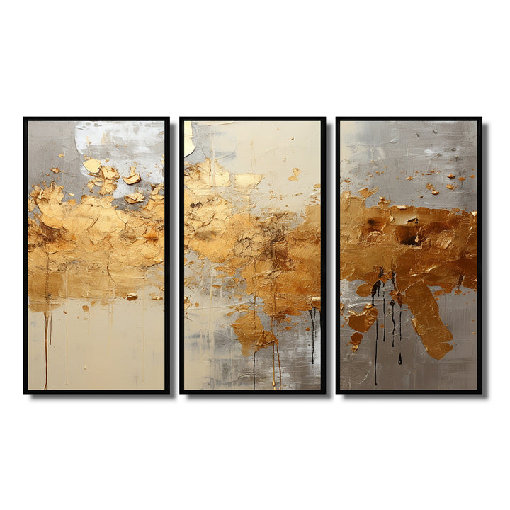 Golden Gleam V - Multi-Panel Canvas Prints