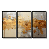 Golden Gleam V - Multi-Panel Canvas Prints