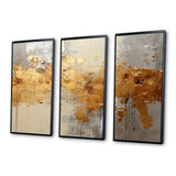 Golden Gleam V - Multi-Panel Canvas Prints
