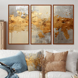 Golden Gleam V - Multi-Panel Canvas Prints