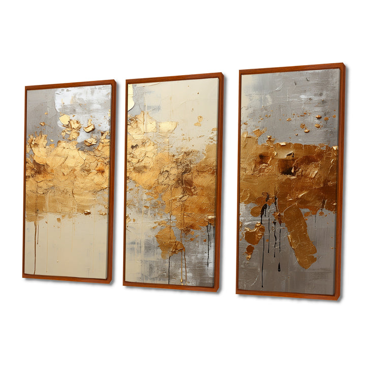 Golden Gleam V - Multi-Panel Canvas Prints