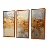 Golden Gleam V - Multi-Panel Canvas Prints