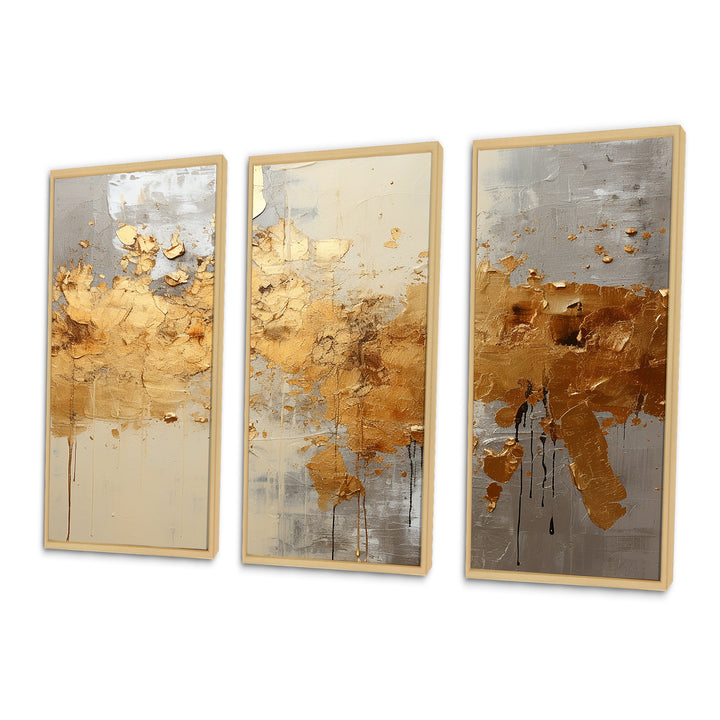 Golden Gleam V - Multi-Panel Canvas Prints