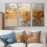 Golden Gleam V - Multi-Panel Canvas Prints