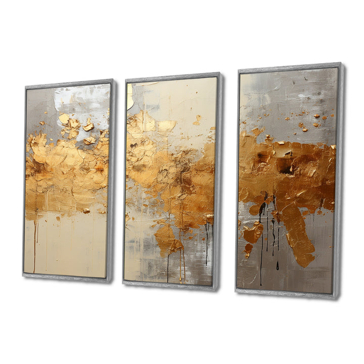 Golden Gleam V - Multi-Panel Canvas Prints