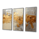 Golden Gleam V - Multi-Panel Canvas Prints
