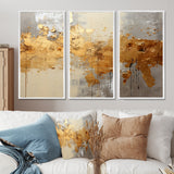 Golden Gleam V - Multi-Panel Canvas Prints