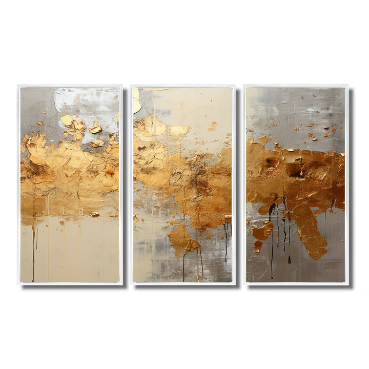 Golden Gleam V - Multi-Panel Canvas Prints