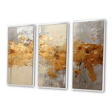 Golden Gleam V - Multi-Panel Canvas Prints