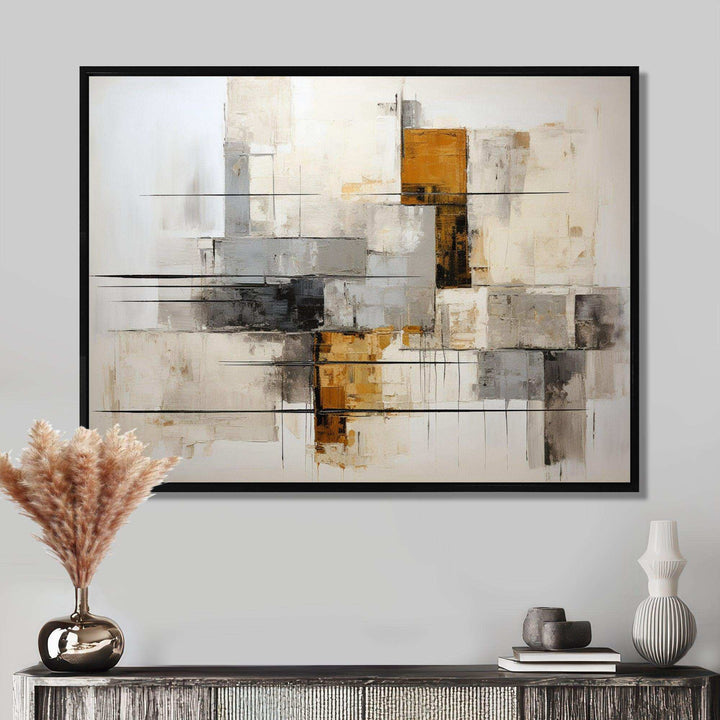 Minimalist Montage III - Abstract Canvas Wall Art