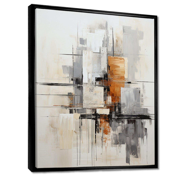 Minimalist Montage IV - Abstract Canvas Wall Art