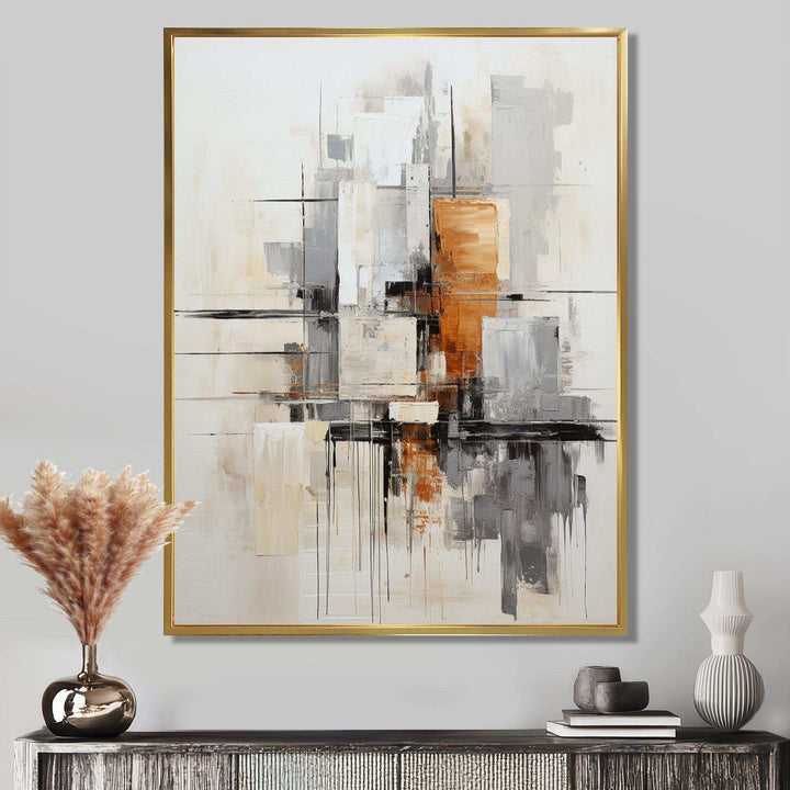 Minimalist Montage IV - Abstract Canvas Wall Art