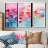 Pink Blue Pastel Patchwork - Multi-Panels