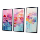 Pink Blue Pastel Patchwork - Multi-Panels