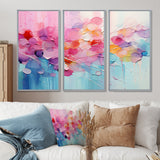 Pink Blue Pastel Patchwork - Multi-Panels