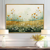 Whispering Meadows I - Abstract Canvas Wall Art