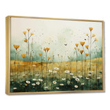 Whispering Meadows I - Abstract Canvas Wall Art