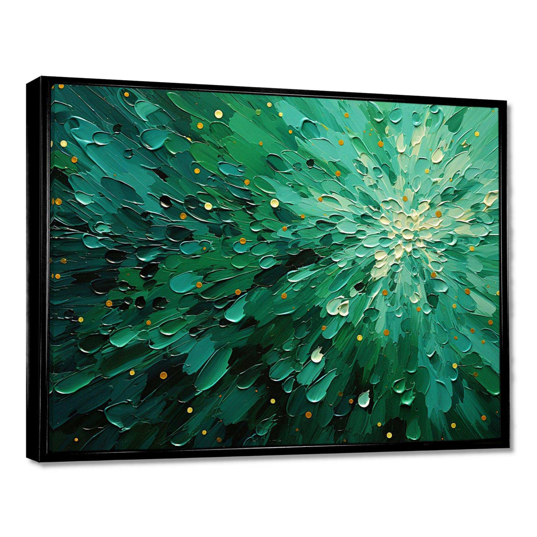 Emerald Euphoria II - Landscapes Canvas Wall Art