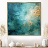 Teal Oasis III - Landscapes Canvas Wall Art