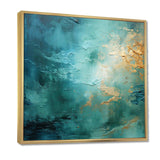 Teal Oasis III - Landscapes Canvas Wall Art