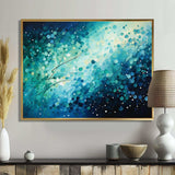 Turquoise Tranquility IX - Landscapes Canvas Wall Art