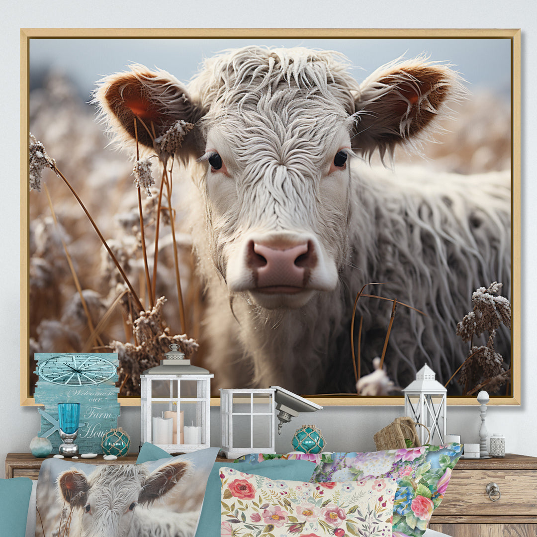 Cow Portrait Photography - Cow Home Decor Art