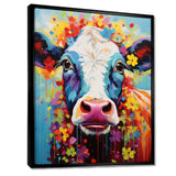 Cow Whimsy - Animals Canvas Wall Art