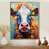 Cow Whimsy - Animals Canvas Wall Art