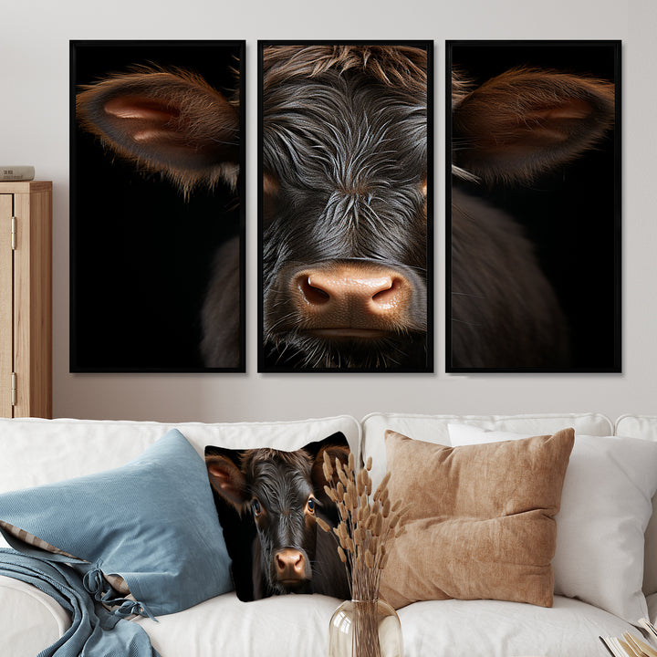 Cow Portrait - Multi-Panels