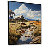 Cow Rural Serenade - Cow Wall Art Prints