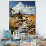 Cow Rural Serenade - Cow Wall Art Prints