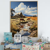 Cow Rural Serenade - Cow Wall Art Prints