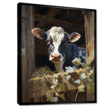 Cow Rustic Charm I - Animals Canvas Wall Art