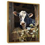 Cow Rustic Charm I - Animals Canvas Wall Art