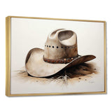 Cowboy Hat Minimalism Style V - People Canvas Wall Art