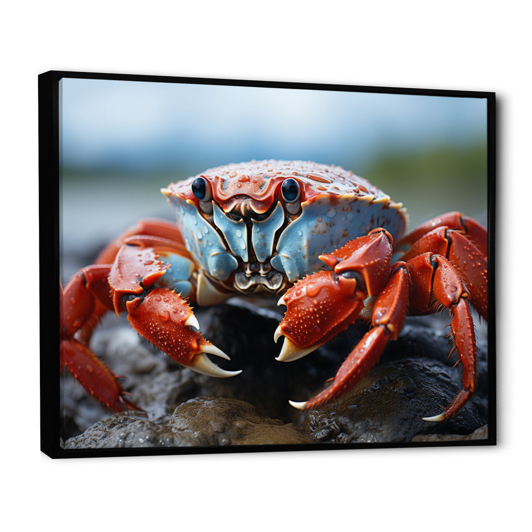 Crab Coastal Guardian - Crab Wall Art Prints
