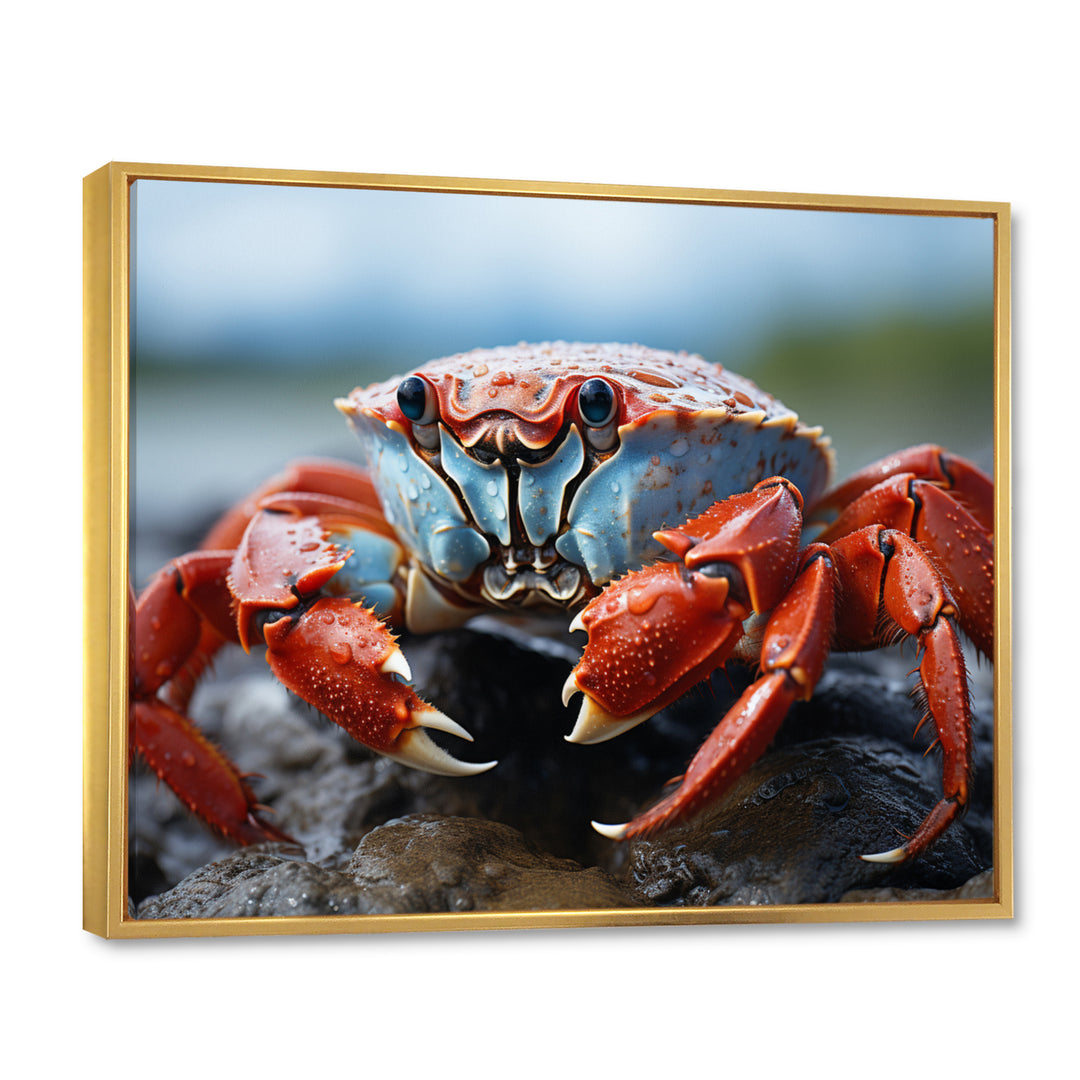 Crab Coastal Guardian - Crab Wall Art Prints