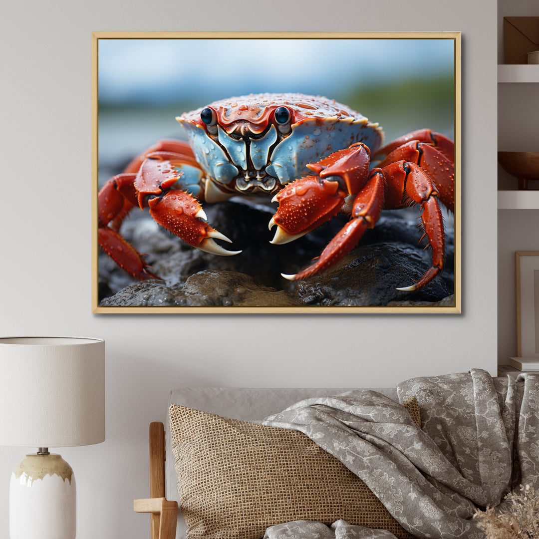 Crab Coastal Guardian - Crab Wall Art Prints
