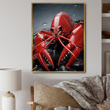Crayfish Elusive Crayfish - Coral Crayfish Wall Art