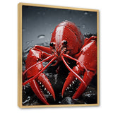 Crayfish Elusive Crayfish - Coral Crayfish Wall Art