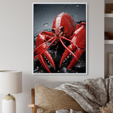 Crayfish Elusive Crayfish - Coral Crayfish Wall Art