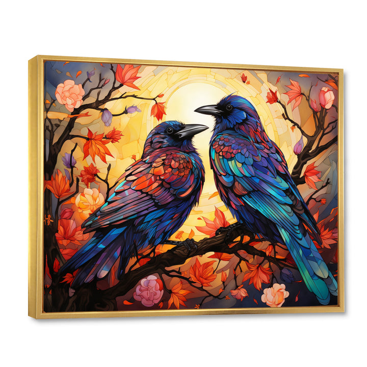Crow Chromatic Monarchs - Crow Bedroom Wall Art