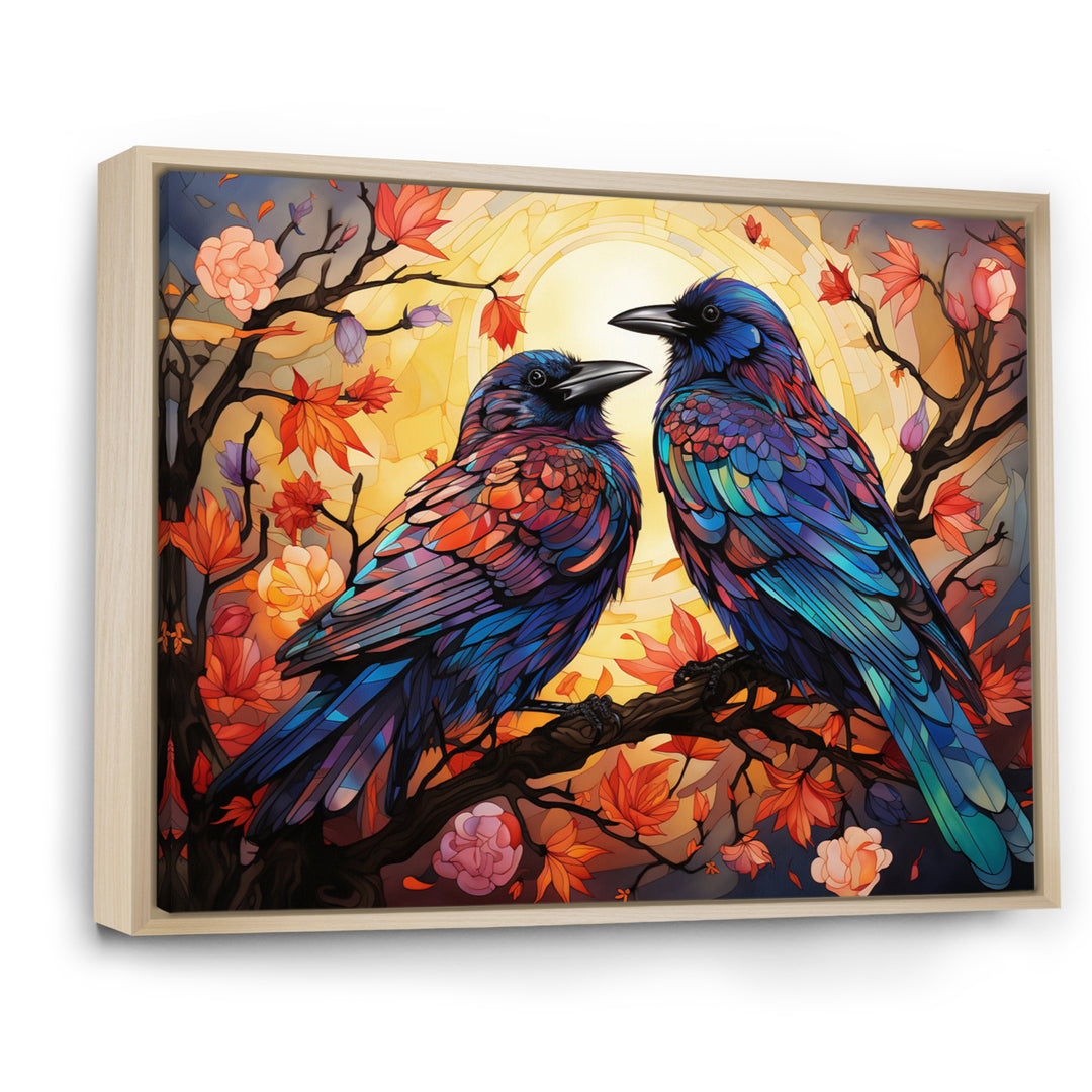 Crow Chromatic Monarchs - Crow Bedroom Wall Art