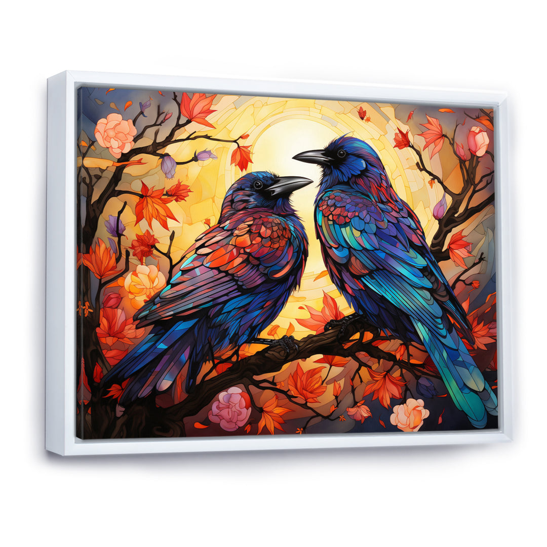Crow Chromatic Monarchs - Crow Bedroom Wall Art