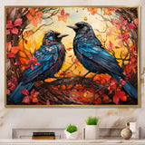Crow Crowed Sovereigns - Crow Canvas Wall Art