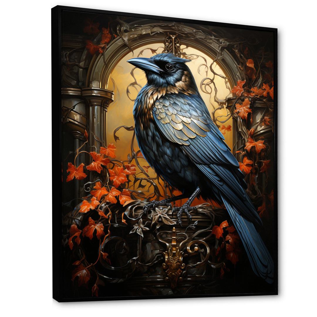 Crow Dynamic Duality - Crow Bedroom Wall Art