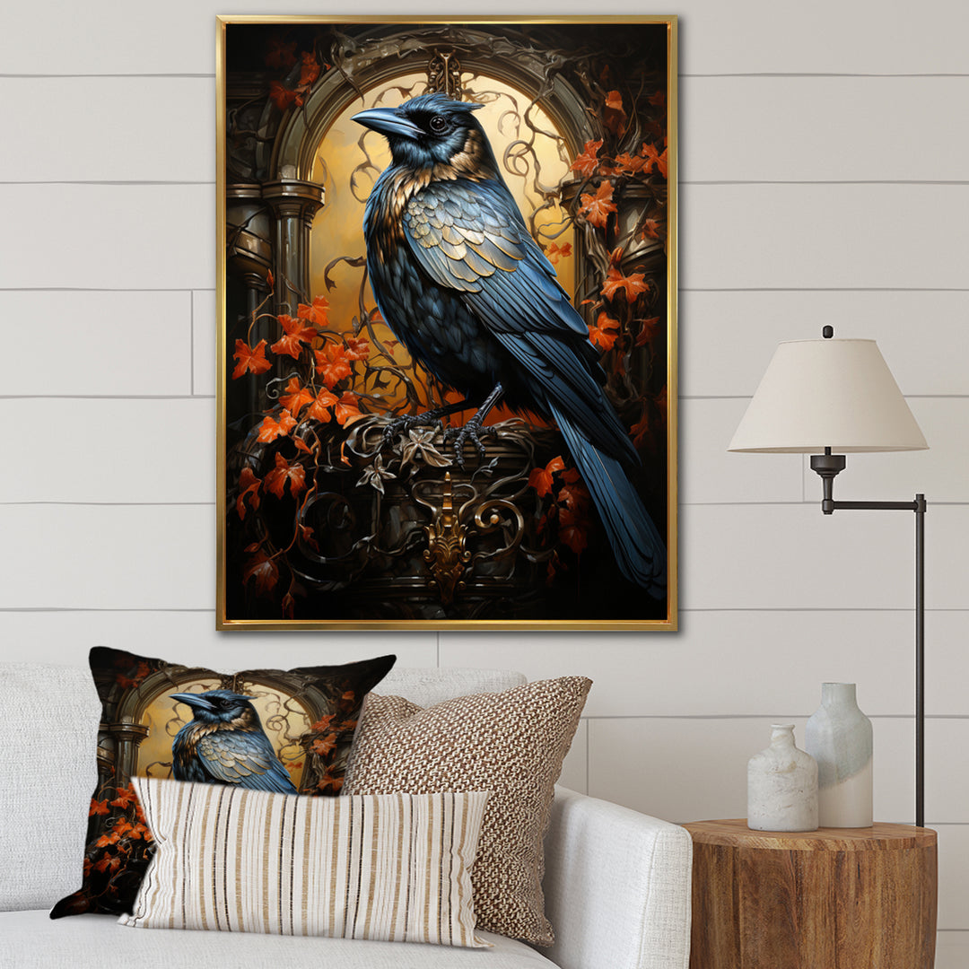 Crow Dynamic Duality - Crow Bedroom Wall Art